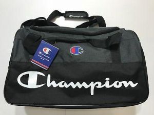 (3 Styles) New With Tags Champion Duffle Gym Travel Bag (Camo, Black, Grey)